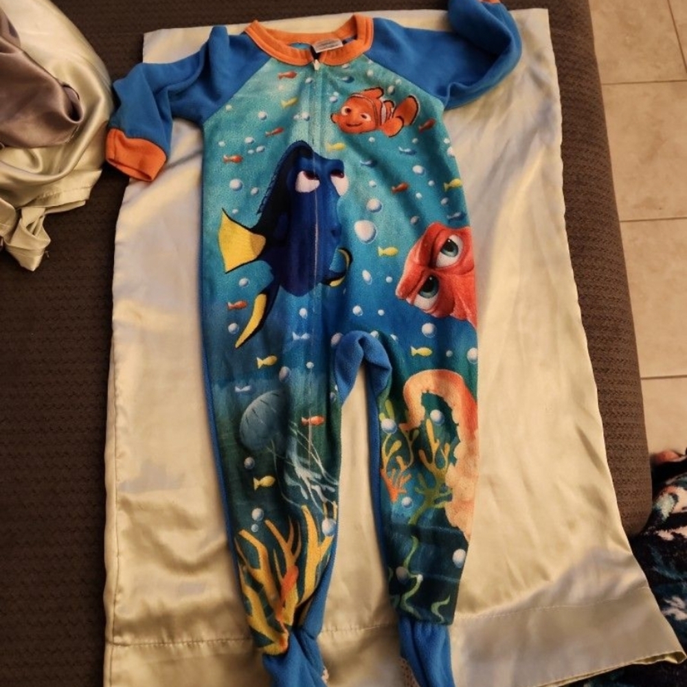 Kids Blue Finding Dory Disney One Piece Pajamas